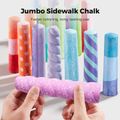Kriedy chodníkové Jumbo s 2 držiakmi 36 ks