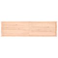 vidaXL Kúpeľňová doska 220x60x(2-6) cm neošetrený masív