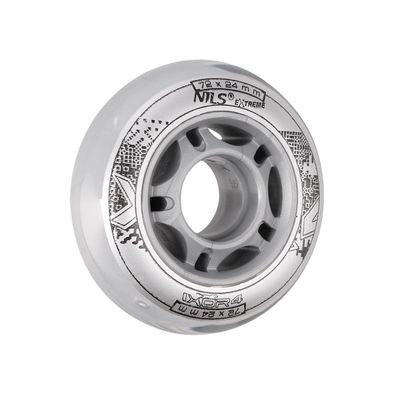 KOLIESKA NILS EXTREME PU 72x24 ČÍRE (4 KS)
