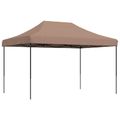vidaXL Párty stan 279 x 410 x 315 cm Hnedá Oxfordská látka