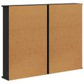 vidaXL CD Skrinka 2 ks Čierny dub 60 x 17 x 92 cm Kompozitné drevo