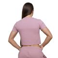 Dámske tričko Cropped Agile Woodrose - GymBeam, veľkosť L, veľkosť oblečenia L