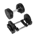 Činka liatinová nastaviteľná 1x3-24kg, REBEL ACTIVE RBA-2331-24