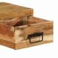 vidaXL Nástenná TV skrinka 100x30x19 cm masívna akácia