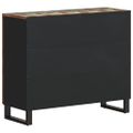 vidaXL Komoda s 2 dvierkami 90x33x75 cm masívne recyklované drevo