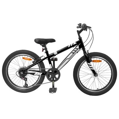 vidaXL Horský Bicykel 24 Palcov 6-Speed pre 8-12 rokov Čierna