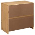 vidaXL Komoda SAUDA dub 80x43x75,5 cm borovicový masív