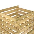 vidaXL Latkový záhradný kompostér 90x90x90 cm impregnovaná borovica