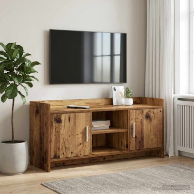 vidaXL TV skrinka 102 x 33 x 47 cm Staré drevo Kompozitné drevo