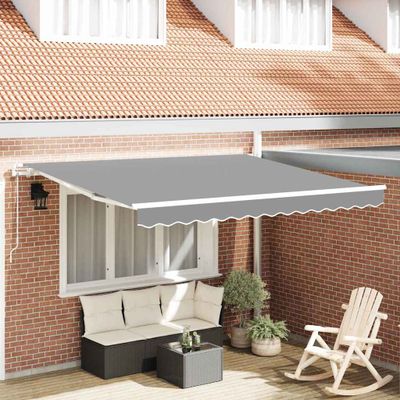 vidaXL Rám markízy Biela 350 x 250 cm Hliník