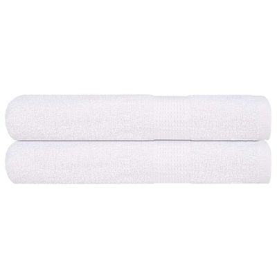 vidaXL Saunové osušky FROGN 2 ks biele 80x200 cm 360 g/m²