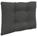vidaXL Vankúš na vonkajšiu pohovku Polyester Antracitová 60 x 50,5 cm