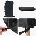 vidaXL Obal na nábytok Jednofarebný Čierna 300 x 300 x 70 cm 600D