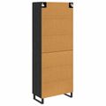 vidaXL Highboard 2 ks Čierny dub 69,5 x 34 x 180 cm
