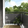 vidaXL Balkónová zástena antracitová 300x80 cm polyratan