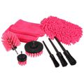 Multifunkčná sada na umývanie auta SIXTOL CAR DETAILING PINK 9