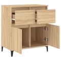 vidaXL Komoda dub sonoma 60x35x70 cm spracované drevo