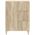 vidaXL Servírovacia skriňa so zásuvkou Dub sonoma 66 x 34,5 x 90 cm