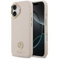 Puzdro Guess pre iPhone 17 HC MAGSAFE PU S/ ZRNITÝM PU STRASS LOGO ružová