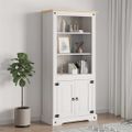 vidaXL Skrinka biela 80x40x170 cm mexická borovica Corona Range