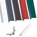 vidaXL Lišty v tvare L 90° 5 ks, hliník, biele 170 cm, 100x100 mm