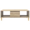 vidaXL Konferenčný stolík Sonoma dub 102 x 55 x 35 cm Kompozitné drevo