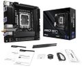 ASRock B860I WiFi / Intel B860 / LGA1851 / 2x DDR5 / 2x M.2 / HDMI / DP / USB-C / WiFi / Mini-ITX