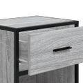 vidaXL Nočné stolíky 2 ks sivý dub sonoma 40x31x50 cm kompozitné drevo