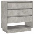vidaXL Komoda betónovo sivá 70x41x75 cm spracované drevo