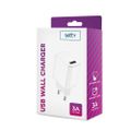 SETTY sieťová nabíjačka 1x USB 3A biela (GSM106085)