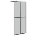 vidaXL Sprchová zástena 80 x 195 cm tmavé tvrdené sklo