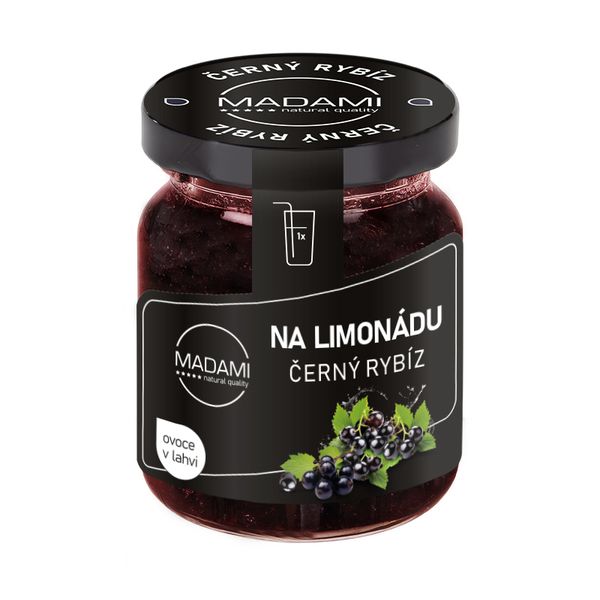 Čierna ríbezľa 55 ml: ovocie na limonádu