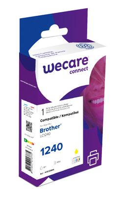 WECARE ARMOR ink kompatibilný s BROTHER LC-1240M, červená/magenta
