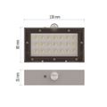 LED solárne svetlo EMOS ZG161S BRIXO s pohybovým čidlom, biely, neutrálna biela