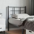 vidaXL Kovové náhradné čelo postele čierne 80 cm