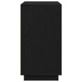 vidaXL Servírovacia skriňa Čierny dub 80 x 40 x 75 cm Kompozitné drevo
