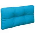vidaXL Podložky na paletovú sedačku 2 ks bledomodré látka