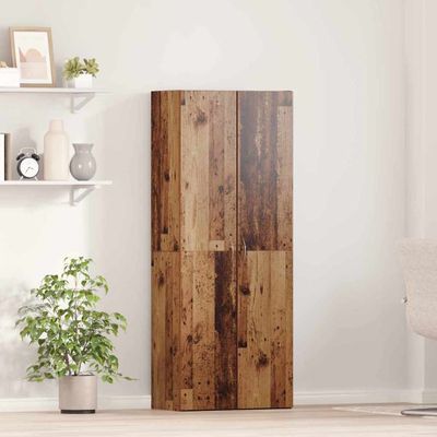 vidaXL Kancelársky kabinet Staré drevo 60 x 32 x 152,5 cm