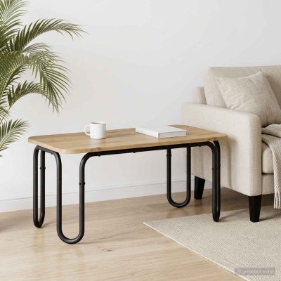 vidaXL Konferenčný stolík Dub artisan 100 x 50 x 45 cm