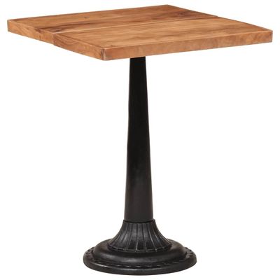 vidaXL Bistro stolík 60x60x76 cm akáciový masív