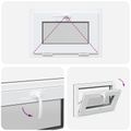 vidaXL Podkrovné okno RISOR 60 x 40 cm PVC a sklo