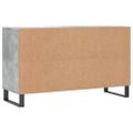 vidaXL Botník betónovo sivý 102x36x60 cm spracované drevo