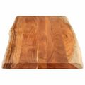 vidaXL Stolová doska 140x60x2,5 cm obdĺžnik masívna akácia živá hrana