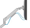 Neomounts DS70-250SL2 Neomounts NEXT Slim Desk Mount, double display (topfix clamp/grommet), silver Držák, VESA, stolní, pro 2 ploché/zakrivené monitory, úhloprícka 17–32", náklon 90°, otácení 180°, rotace 360°, nosnost 18kg, str
