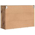 vidaXL Skriňa na topánky 103 x 30 x 67 cm Kompozitné drevo Staré drevo