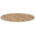 vidaXL Vrchná doska Ø 70 x 1,5 cm Okrúhly Kompozitné drevo Dub artisan