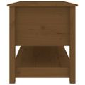 vidaXL Konferenčný stolík medovo-hnedý 102x49x55 cm borovicový masív
