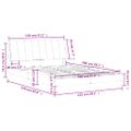 vidaXL Posteľ s matracom Hanko modrý 120x200 cm zamat