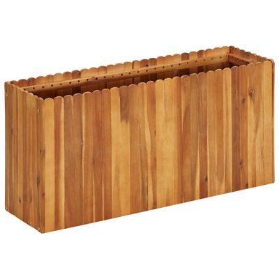 vidaXL Vyvýšený záhradný záhon 100x30x50 cm, akáciový masív