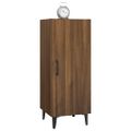 vidaXL Komoda hnedý dub 34,5x34x90 cm spracované drevo